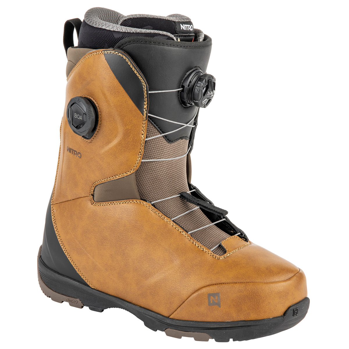 Nitro Club Boa Snowboard Boots Brown