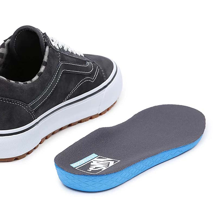 Vans Old Skool MTE-1 Shoes - Men's Plaid Grey/Black