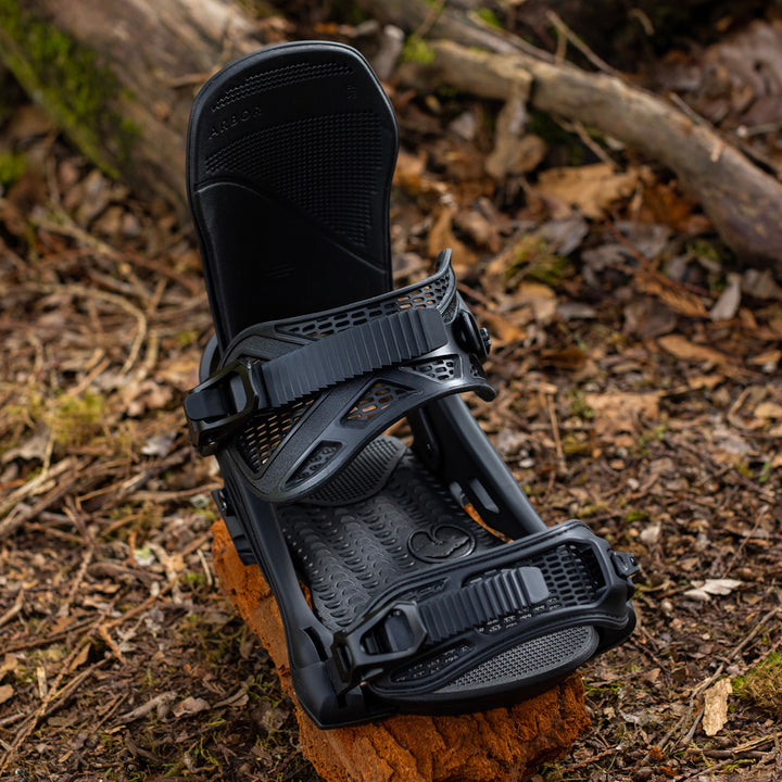 Arbor Hemlock Snowboard Bindings 2024 Black