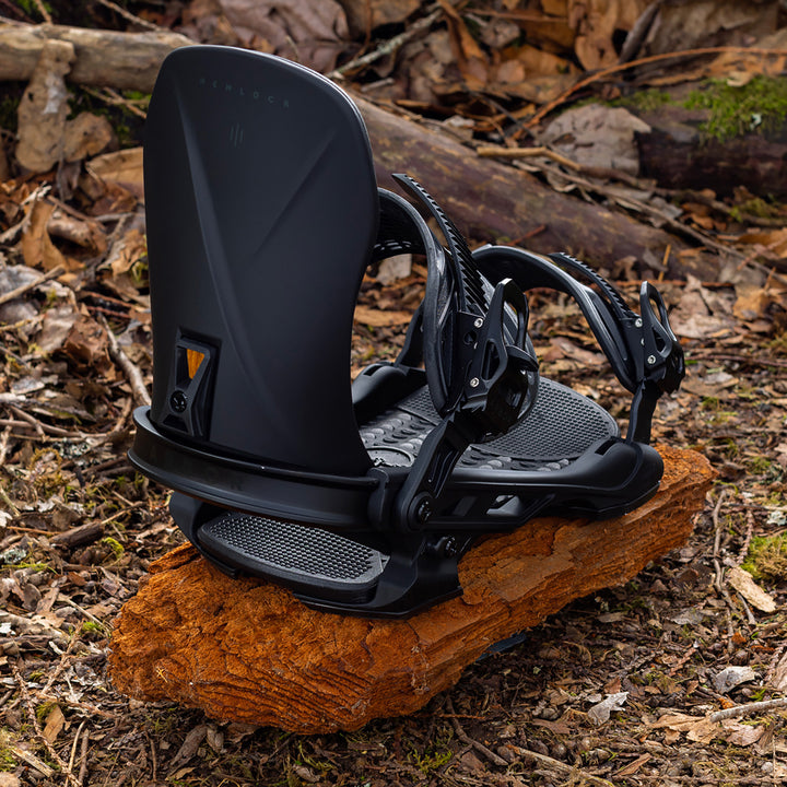 Arbor Hemlock Snowboard Bindings 2024 Black