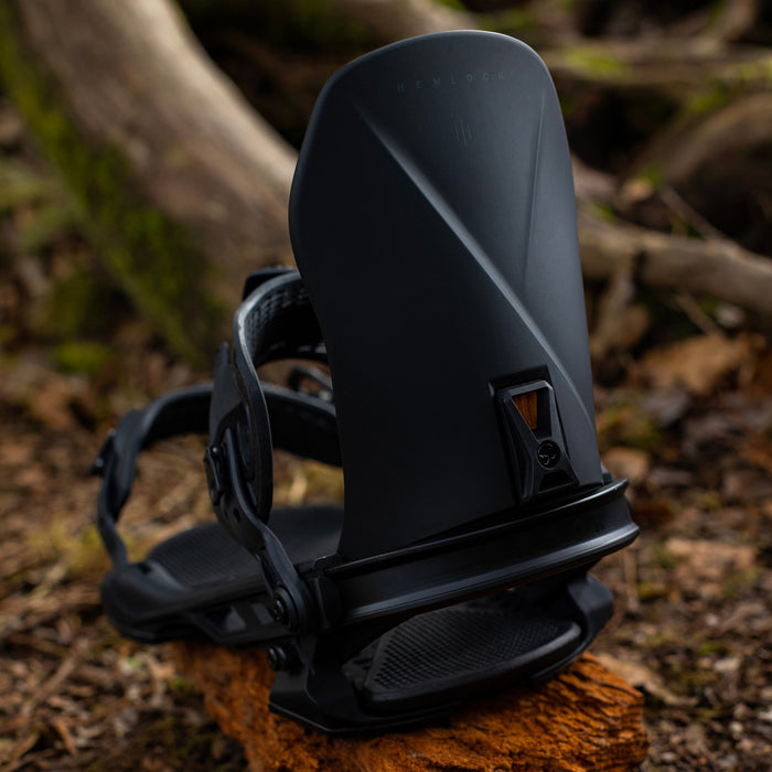 Arbor Hemlock Snowboard Bindings 2024 Black