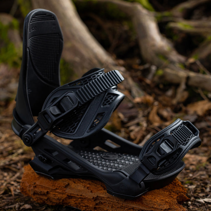 Arbor Hemlock Snowboard Bindings 2024 Black