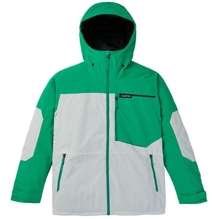 Burton Peasy Jacket - Men's Clover Green/Stout White
