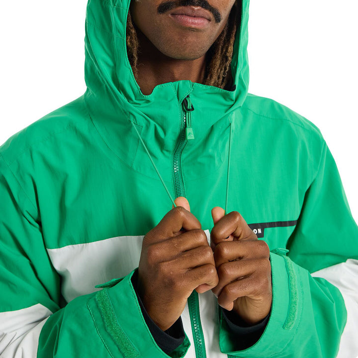 Burton Peasy Jacket - Men's Clover Green/Stout White
