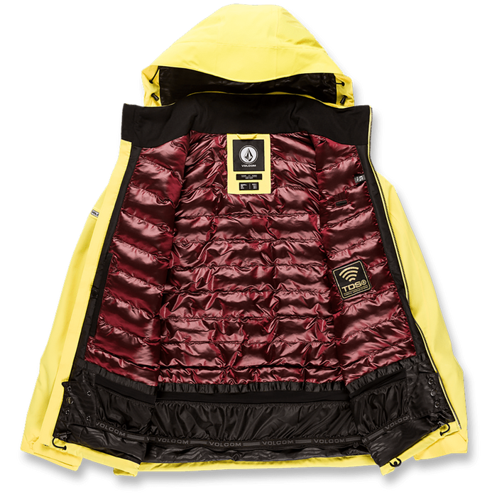 Volcom Quad Angle 2L TDS Jacket - Men's Citron