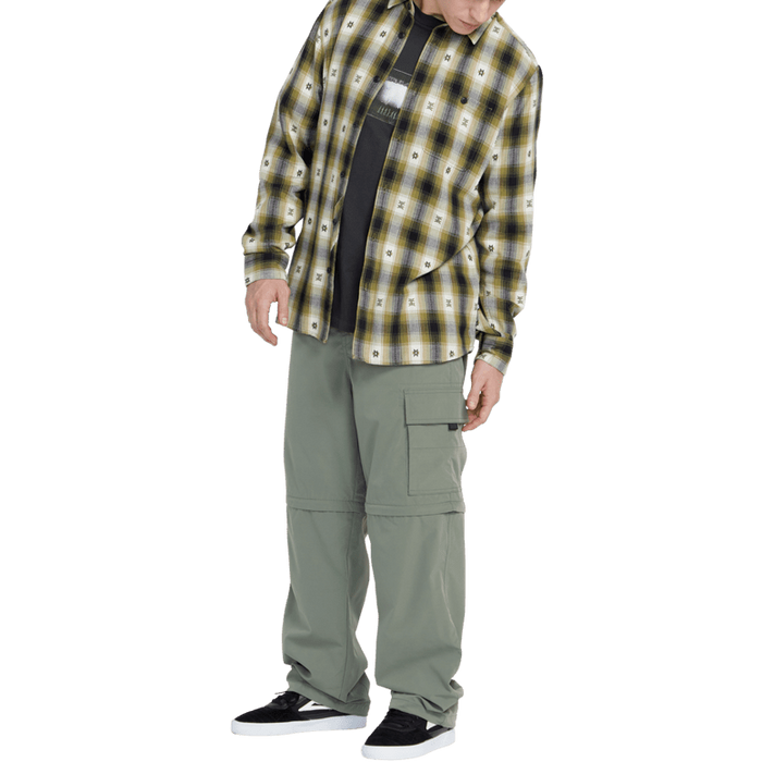 Volcom Skate Vitals Simon Bannerot Flannel - Men's Expedition Green