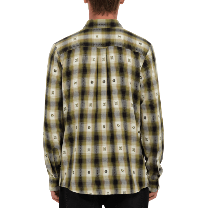 Volcom Skate Vitals Simon Bannerot Flannel - Men's Expedition Green