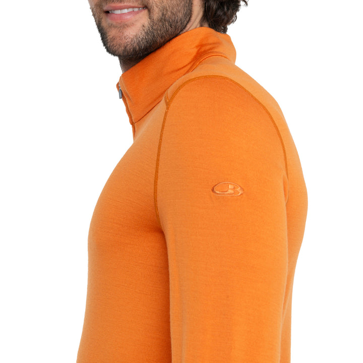 Icebreaker 260 Tech Long Sleeve Half Zip Top - Men's Earth