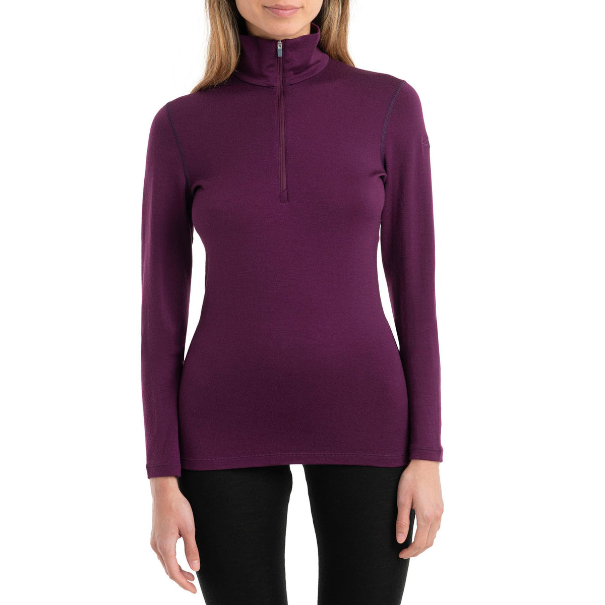 Icebreaker 260 Tech Long Sleeve Half Zip Top - Women's Nightshade