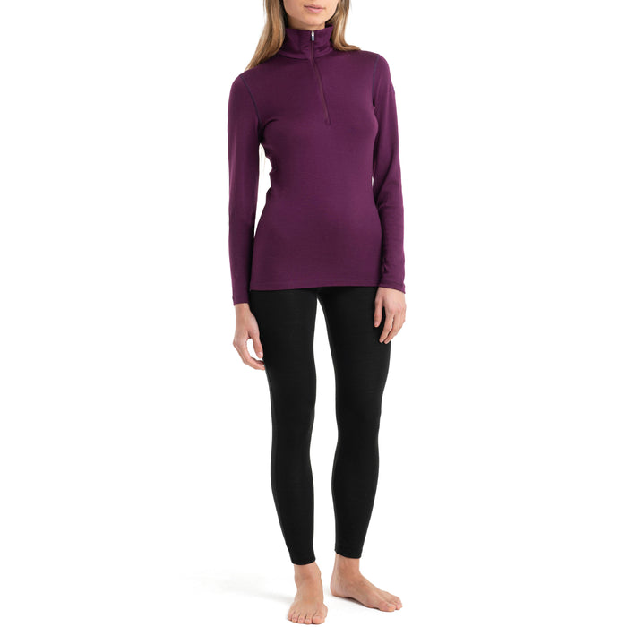 Icebreaker 260 Tech Long Sleeve Half Zip Top - Women's Nightshade