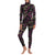 Icebreaker Merino 260 Vertex Long-Sleeve Half Zip Top - Women's Black/Loden/Nightshade
