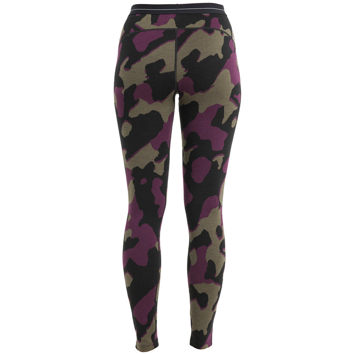 Icebreaker Merino 260 Vertex Leggings - Women's Black/Loden/Nightshade