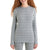 Icebreaker Merino 260 Vertex Long-Sleeve Crew - Women's Snow/Black