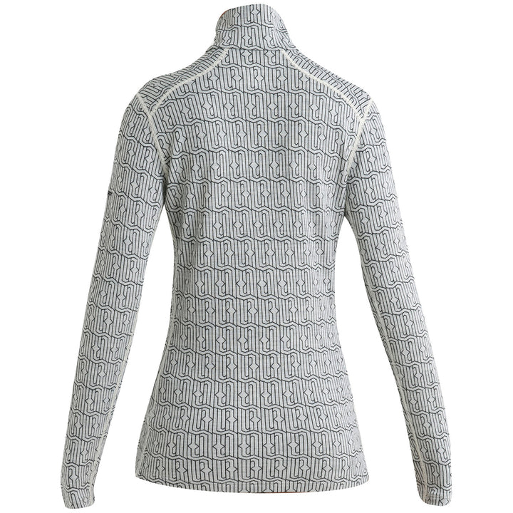 Icebreaker Merino 260 Vertex Long-Sleeve Half Zip Top - Women's Snow/Black