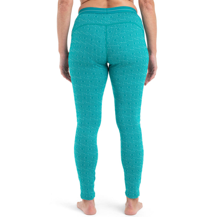 Icebreaker Merino 260 Vertex Leggings - Women's Flux Green/Snow
