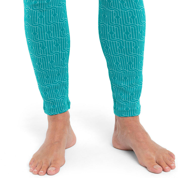 Icebreaker Merino 260 Vertex Leggings - Women's Flux Green/Snow