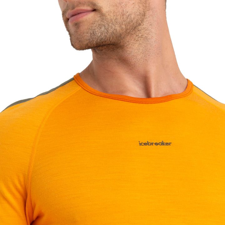 Icebreaker Merino 200 Sonebula Long-Sleeve Crew Top - Men's Earth/Solar/Loden/Cb