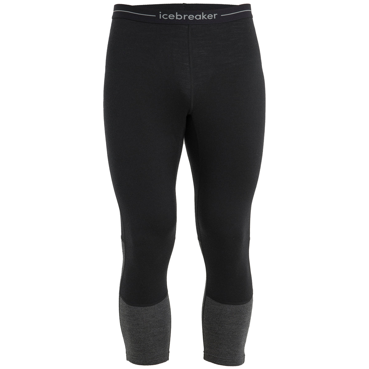 Icebreaker Merino 200 ZoneKnit™ Legless Bottoms - Men's Black/Jet Heather/CB