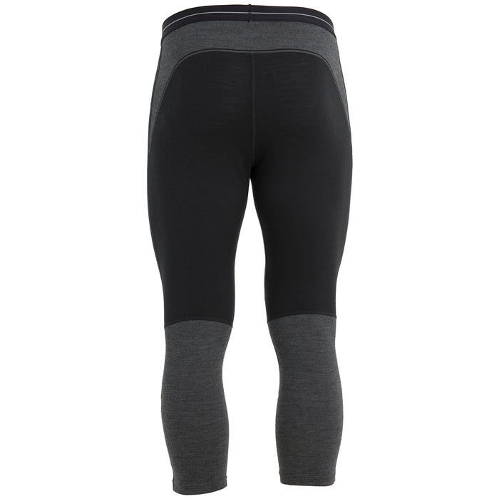 Icebreaker Merino 200 ZoneKnit™ Legless Bottoms - Men's Black/Jet Heather/CB