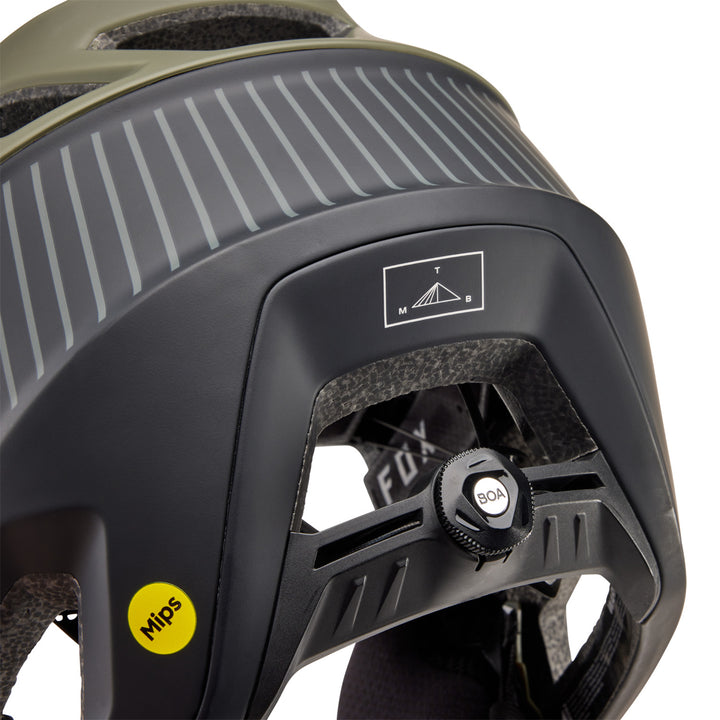 Fox Racing Proframe RS Mash Bike Helmet Olive Green