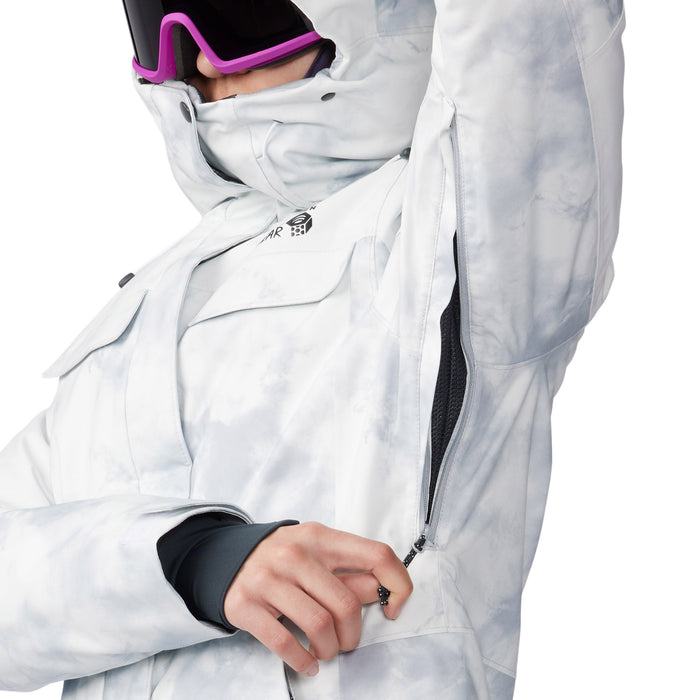 Mountain Hardwear Powder Maven™ Parka - Women's Glacial/Ice Dye Print
