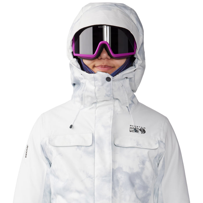 Mountain Hardwear Powder Maven™ Parka - Women's Glacial/Ice Dye Print