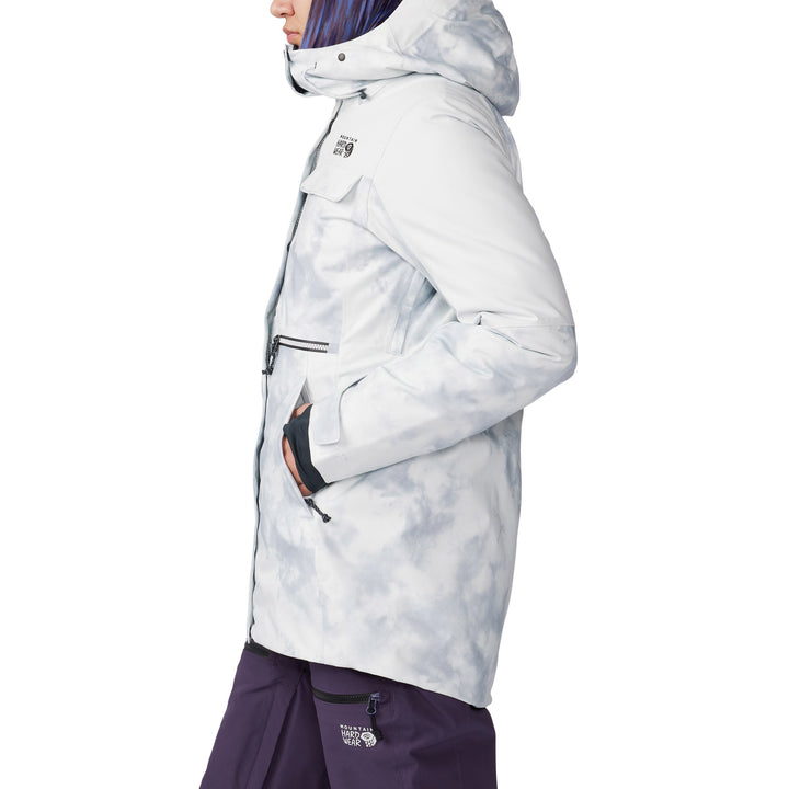Mountain Hardwear Powder Maven™ Parka - Women's Glacial/Ice Dye Print