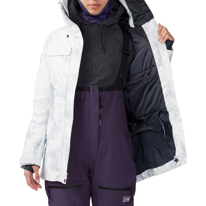 Mountain Hardwear Powder Maven™ Parka - Women's Glacial/Ice Dye Print