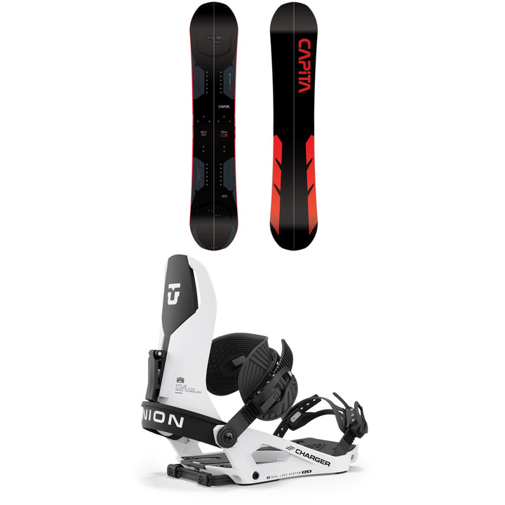 CAPiTA Mega Split Splitboard + Union Charger Splitboard Bindings 2024