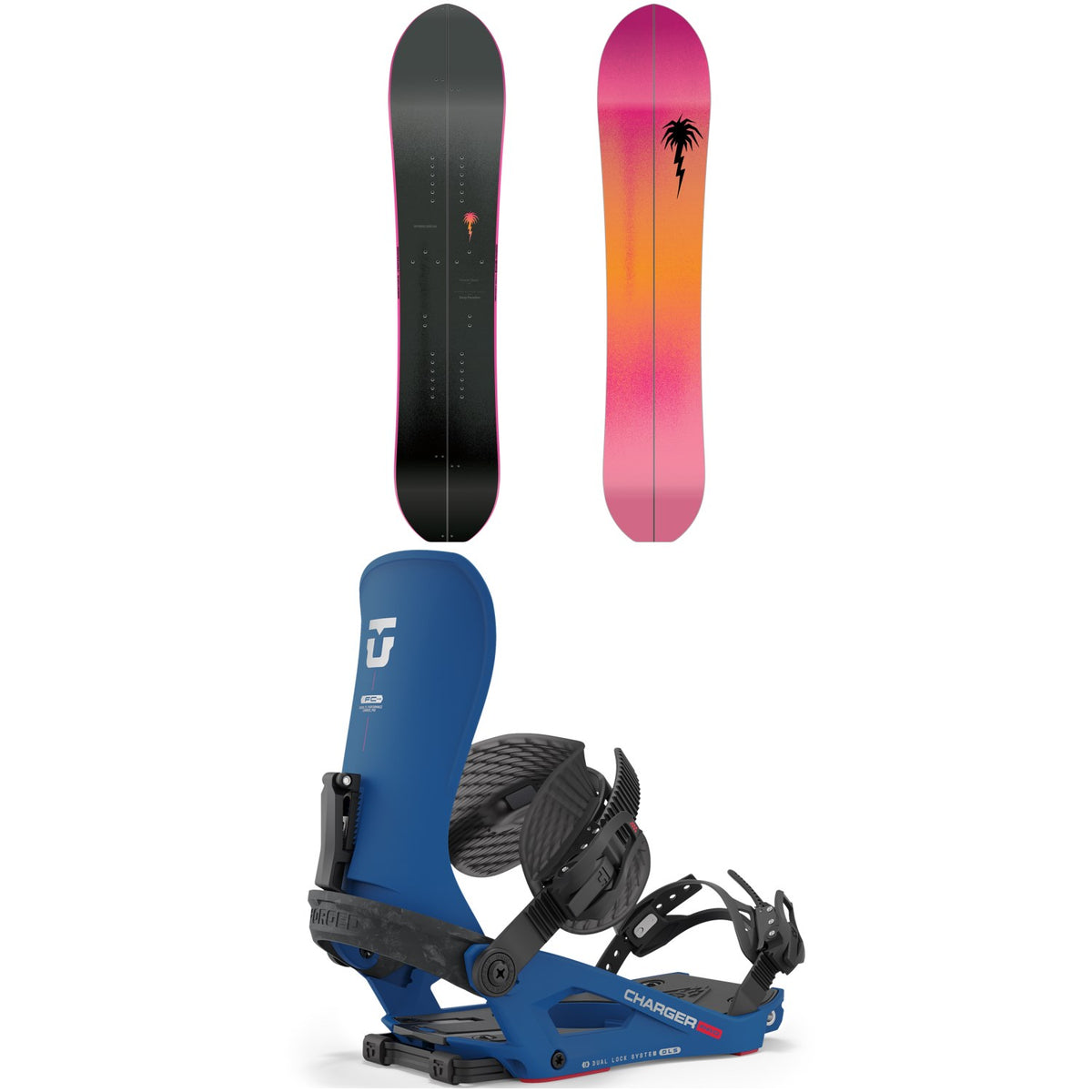 CAPiTA Spring Break Powder Racer Splitboard + Union Charger Pro Splitboard Bindings 2024