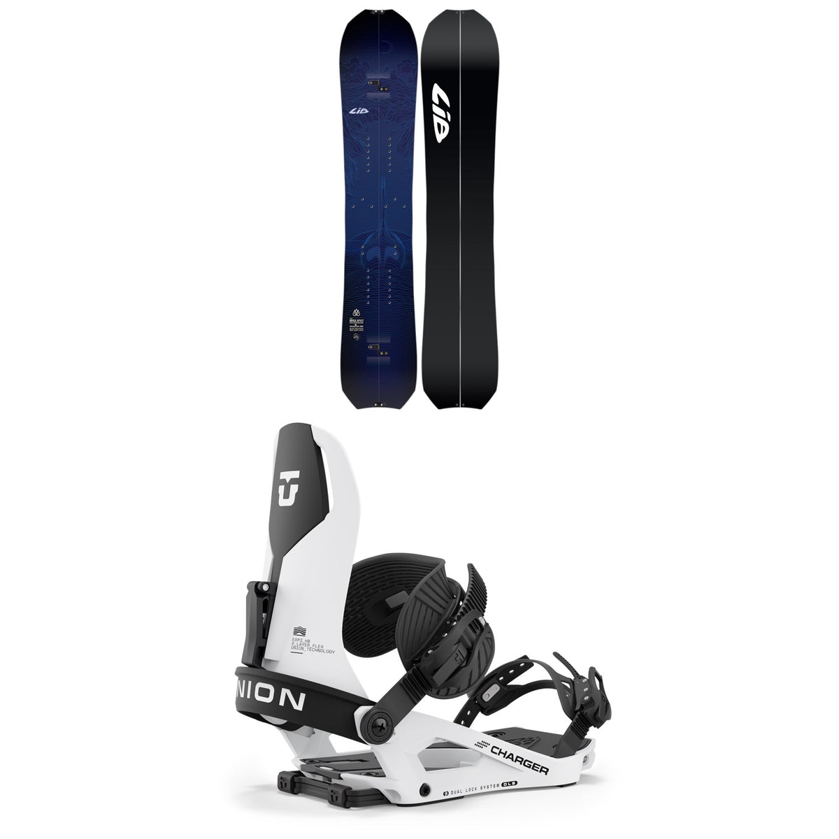 Lib Tech T.Rice Orca Splitboard + Union Charger Splitboard Bindings 2024