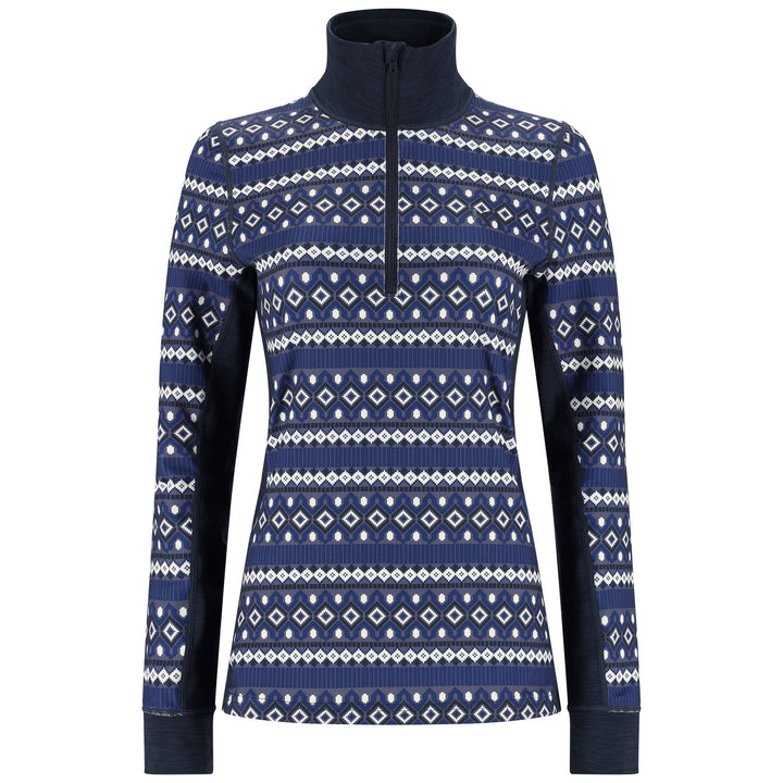 Kari Traa Lune Half-Zip Top - Women's Azure
