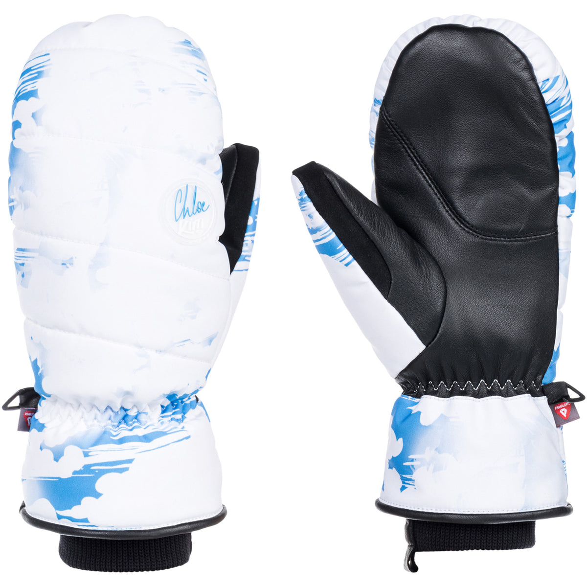 Roxy Flint Creek Mittens - Women's Azure Blue Clouds