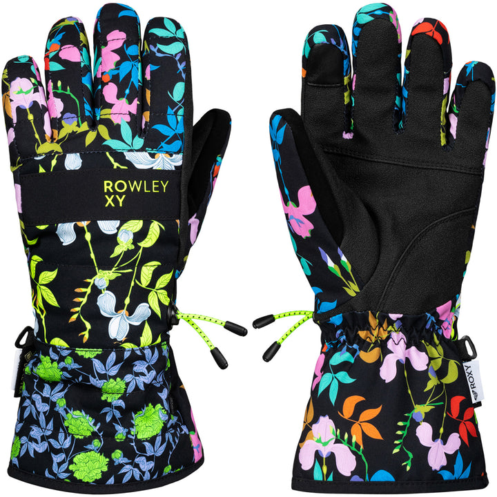 Roxy x Rowley GORE-TEX Gloves - Women's True Black Multifloral