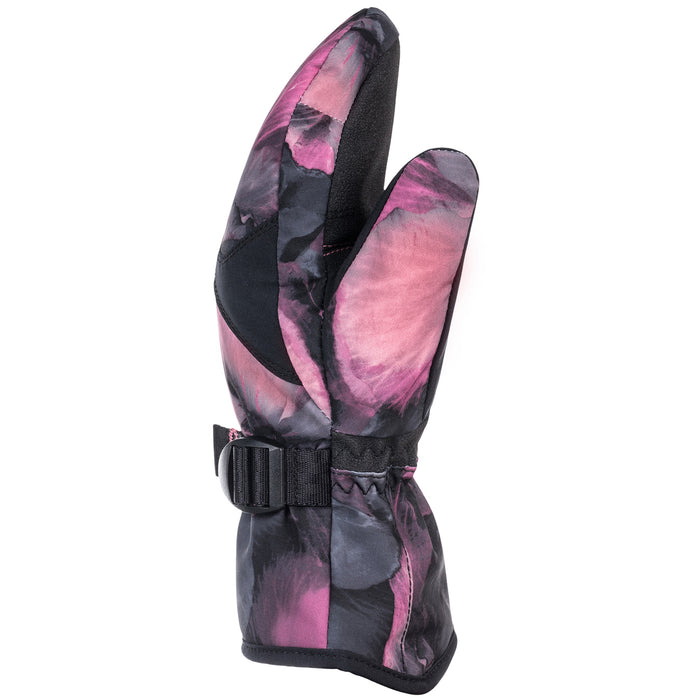 Roxy Jetty Mittens - Girls' True Black Pansy Pansy