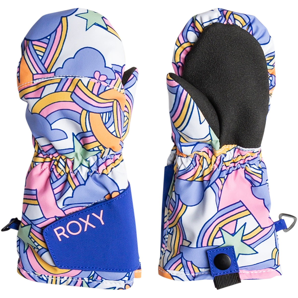 Roxy Snow's Up Mittens - Toddler Girls' Bright White Big Deal