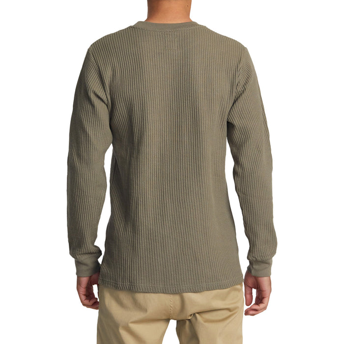 RVCA Day Shift Long-Sleeve Thermal T-Shirt - Men's Aloe