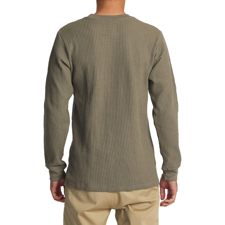 RVCA Day Shift Long-Sleeve Thermal T-Shirt - Men's Aloe