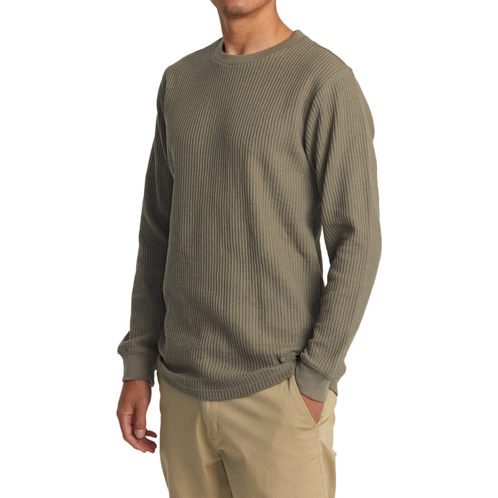 RVCA Day Shift Long-Sleeve Thermal T-Shirt - Men's Aloe