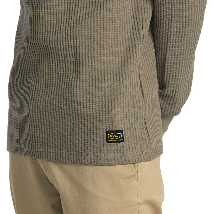 RVCA Day Shift Long-Sleeve Thermal T-Shirt - Men's Aloe