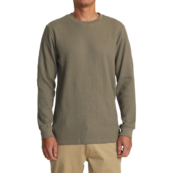 RVCA Day Shift Long-Sleeve Thermal T-Shirt - Men's Aloe