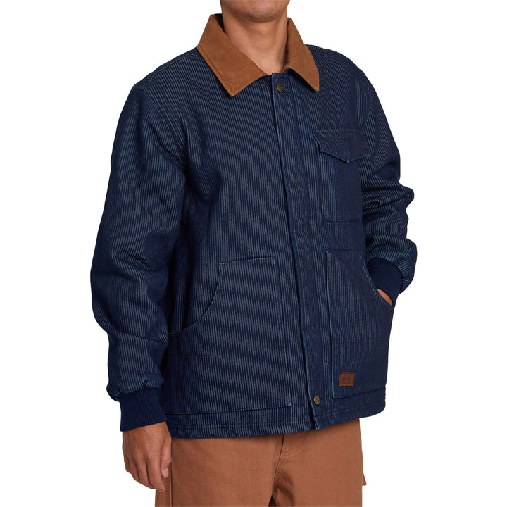 RVCA Chainmail Plus Jacket - Men's Indigo Cord
