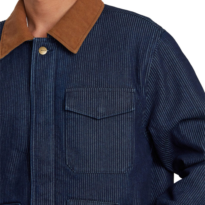 RVCA Chainmail Plus Jacket - Men's Indigo Cord