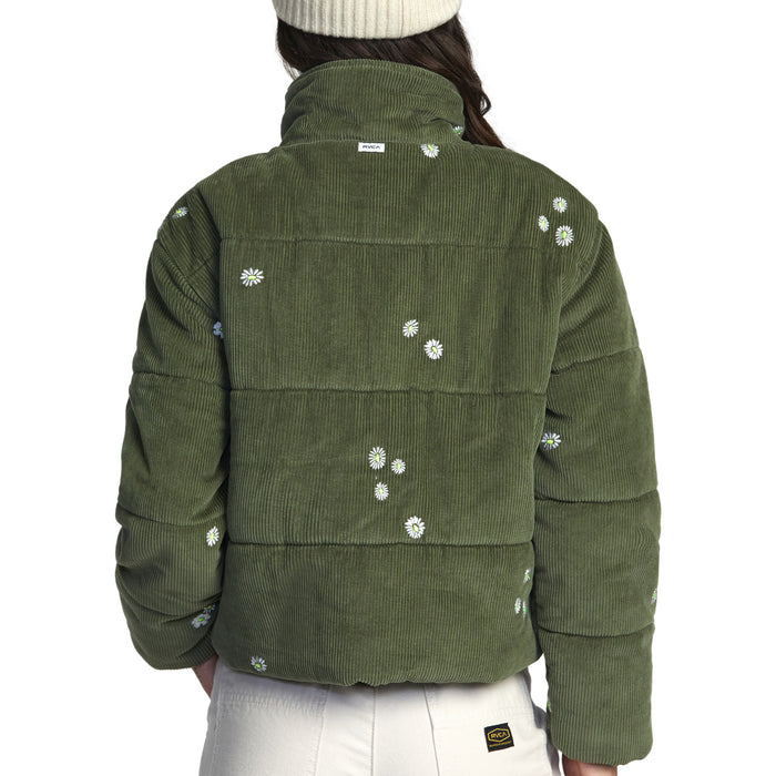 RVCA Eezeh Embroidered Puffer - Women's Leaf