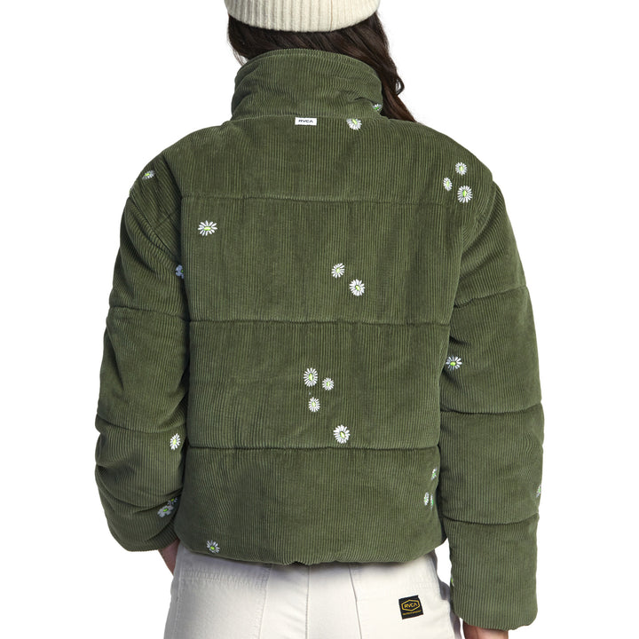 RVCA Eezeh Embroidered Puffer - Women's Leaf