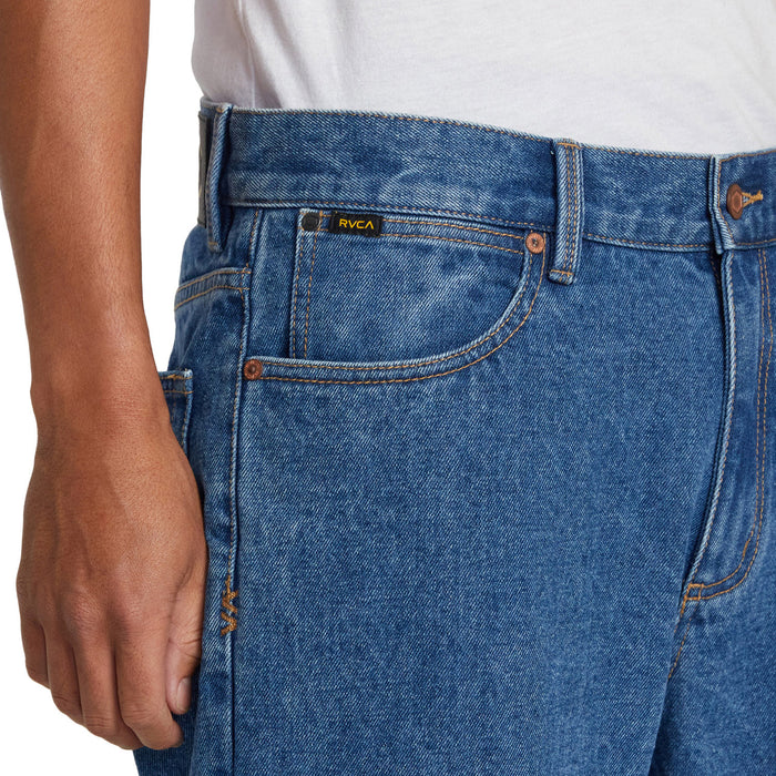 RVCA Americana Dayshift Denim Pants - Men's Blue Collar