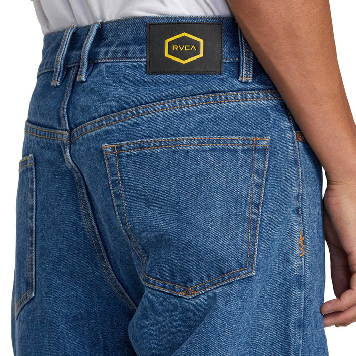 RVCA Americana Dayshift Denim Pants - Men's Blue Collar