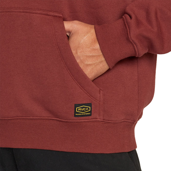 RVCA American Hoodie 2 - Men's Red Earth