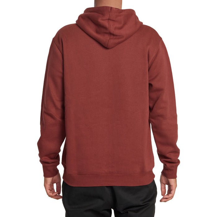 RVCA American Hoodie 2 - Men's Red Earth