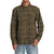 RVCA Hughes Long-Sleeve Flannel - Men's Warm Grey